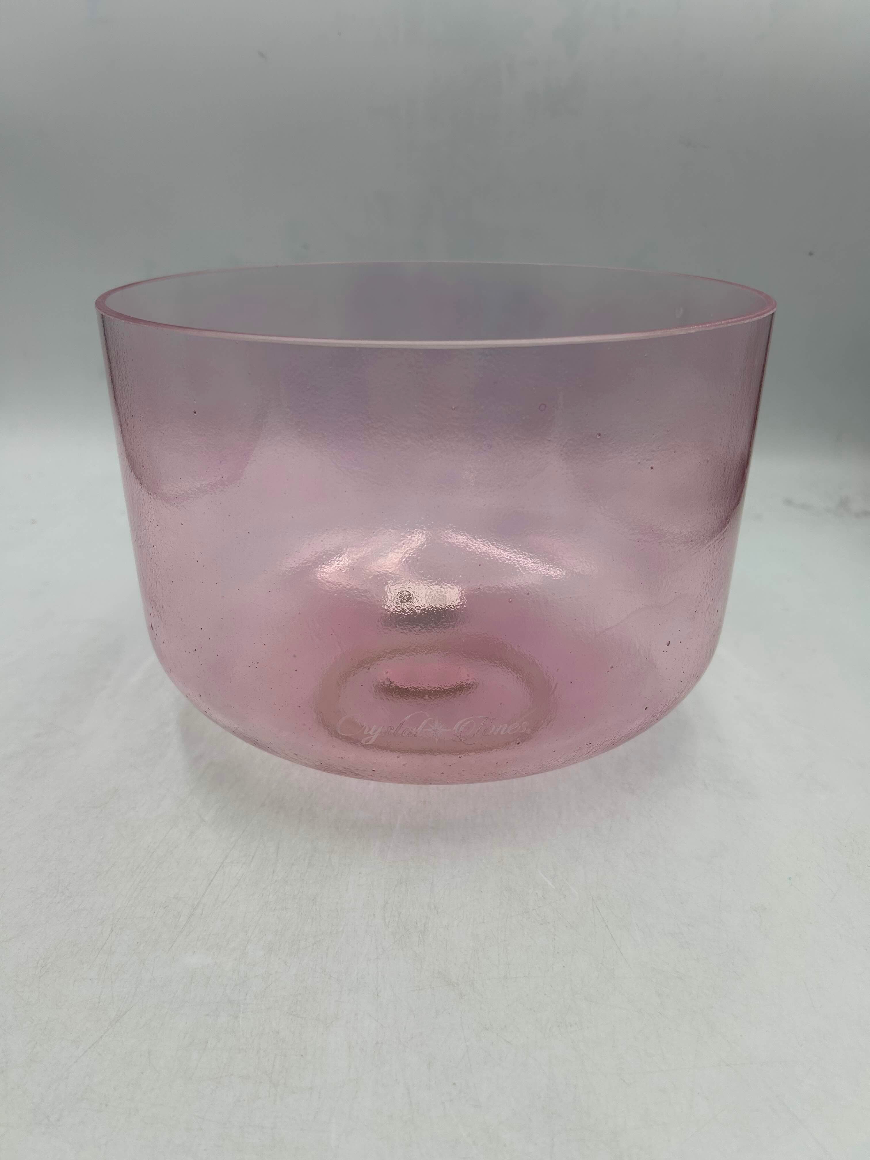 10" A+10 Pink Aura Gold Crystal Tones® Alchemy Crystal Singing Bowl