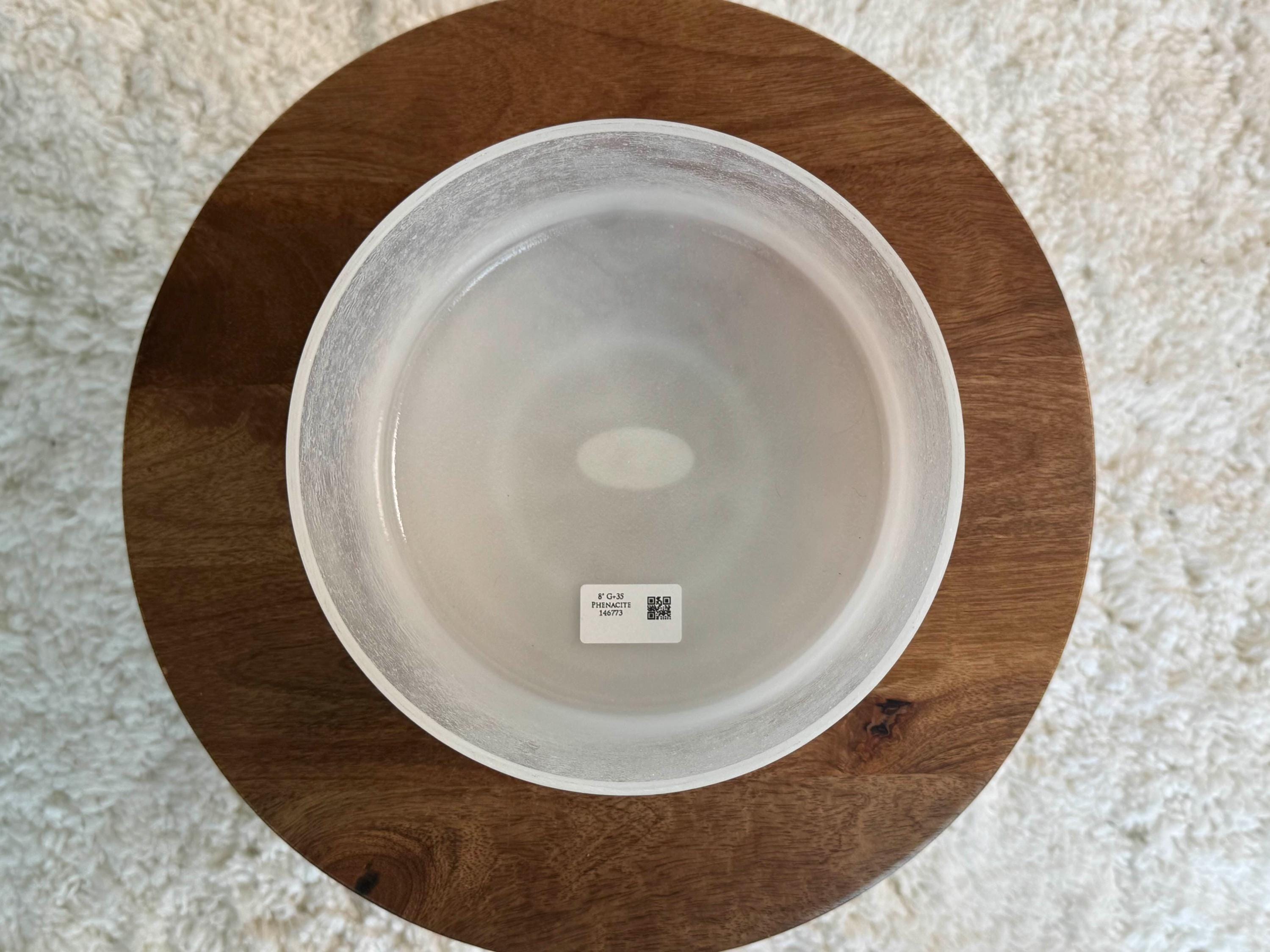 8" G+35 Phenacite Crystal Tones® Alchemy Crystal Singing Bowl