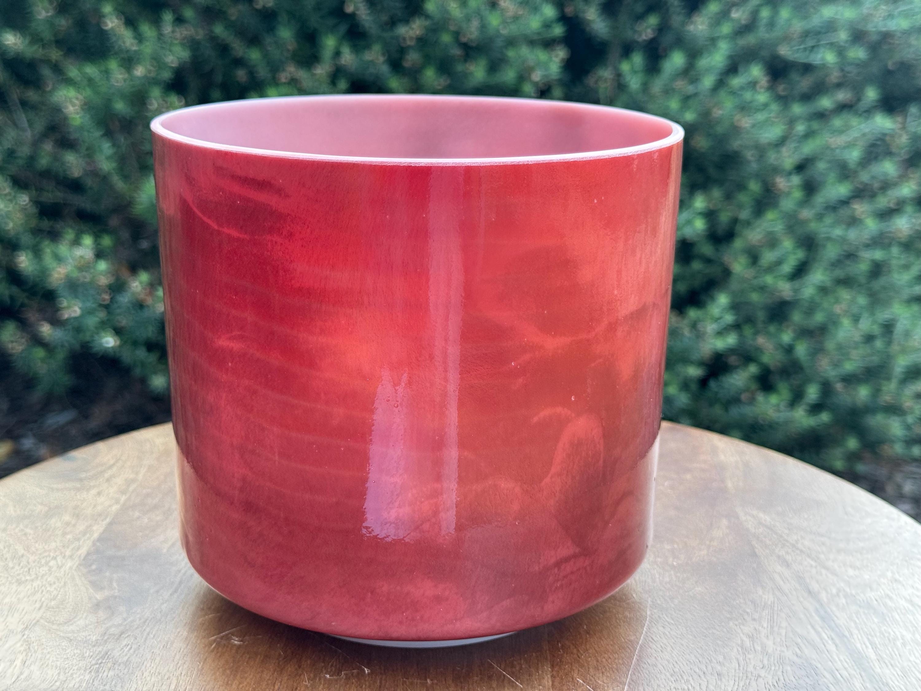 7" G#0 Ruby 139849 Crystal Tones® Alchemy Crystal Singing Bowl