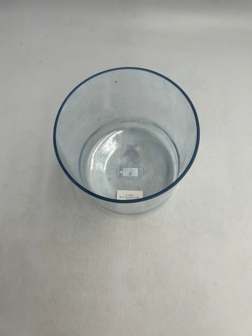 6" A#-10 Blue Moonstone Crystal Tones® Alchemy Crystal Singing Bowl