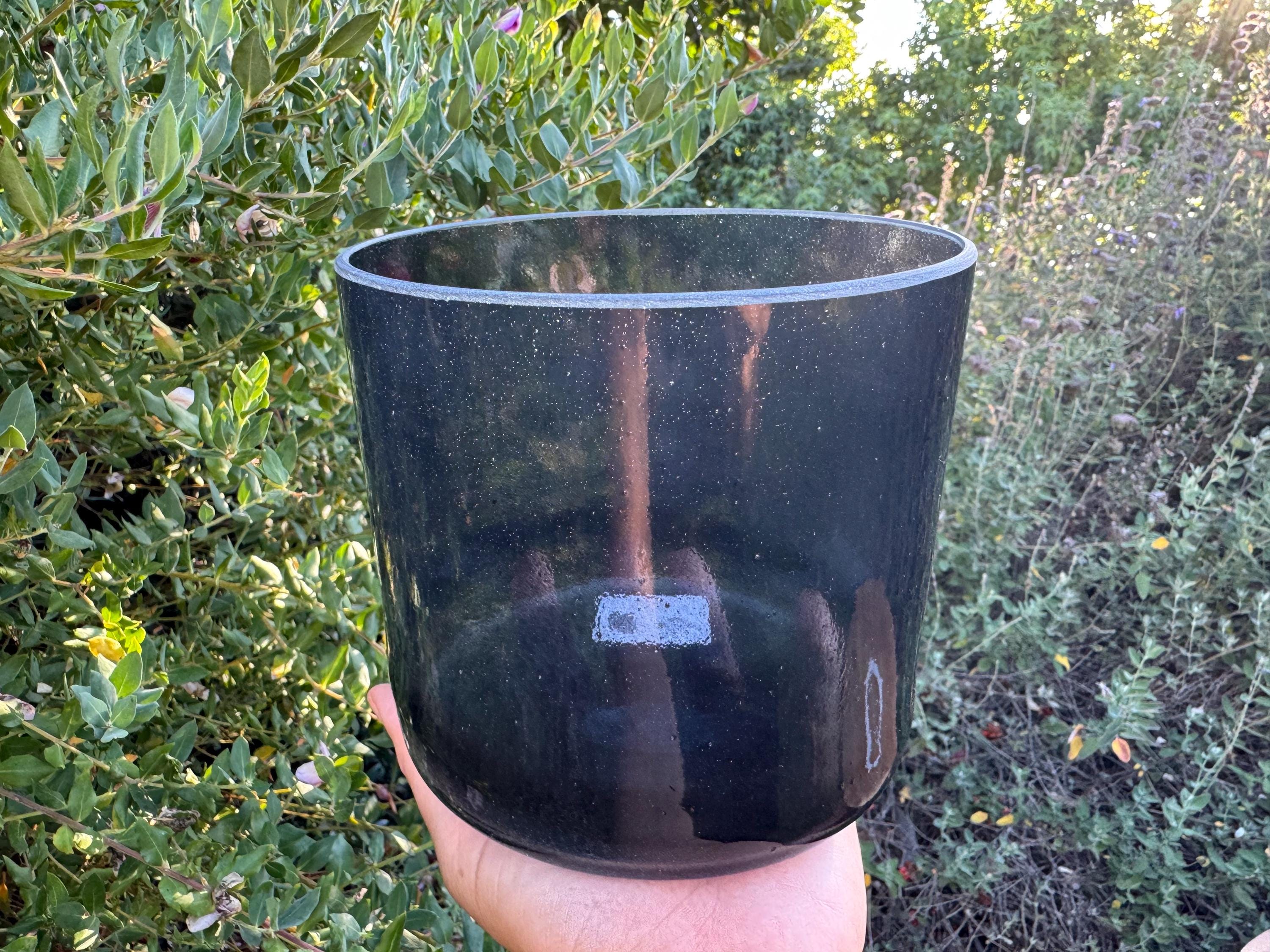 6" B+5 Shungite 146881 Crystal Tones® Alchemy Crystal Singing Bowl