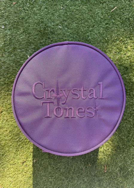 12" Heavy-Duty Purple Ballistic Crystal Singing Bowl Carrying Case-Crystal Tones®