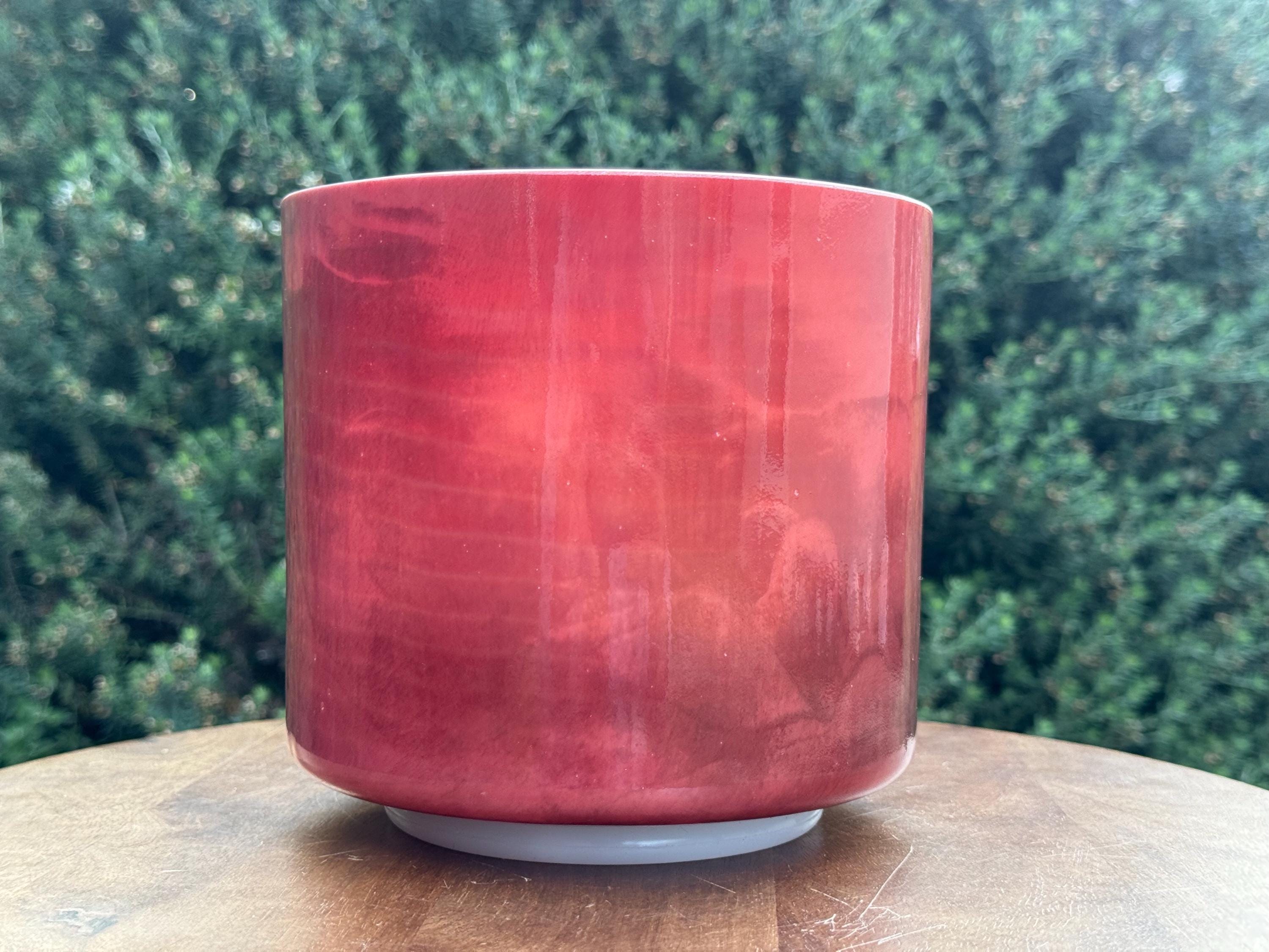 7" G#0 Ruby 139849 Crystal Tones® Alchemy Crystal Singing Bowl
