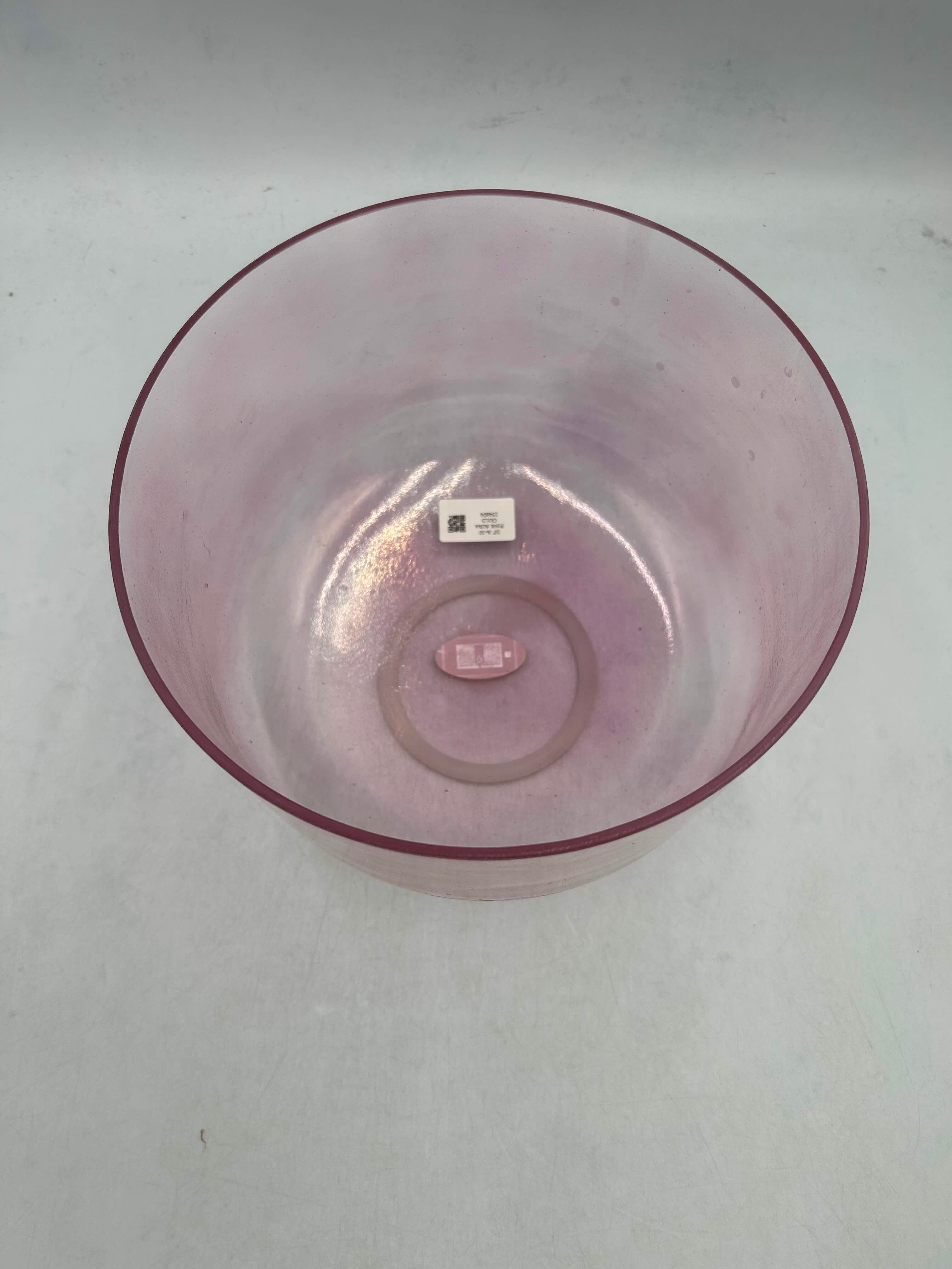 10" A+10 Pink Aura Gold Crystal Tones® Alchemy Crystal Singing Bowl